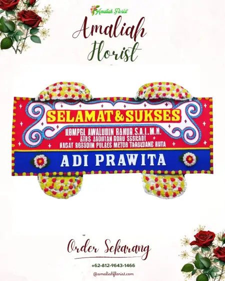 Papan Bunga Ucapan Selamat Dampyak