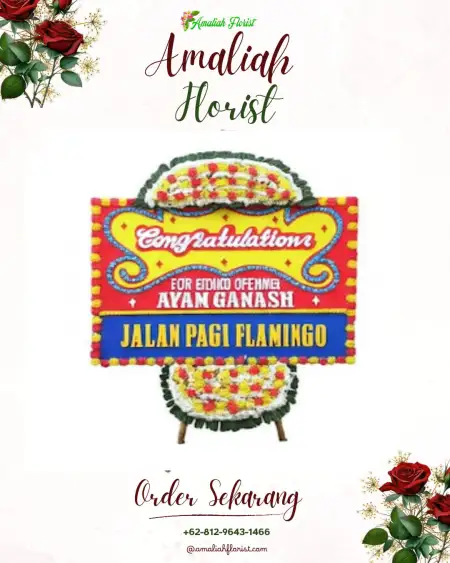 Sewa Papan Bunga Dampyak